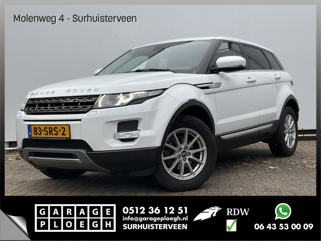 Land Rover Range Rover Evoque 2.2 TD4 4WD Prestige Trekhaak, Automaat, Euro 5, 15 km/l, 1650 kg