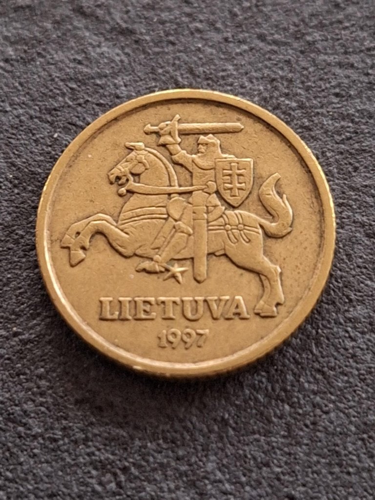 munt Litouwen 10 centu 1997, Ophalen of Verzenden, Overige landen, Losse munt