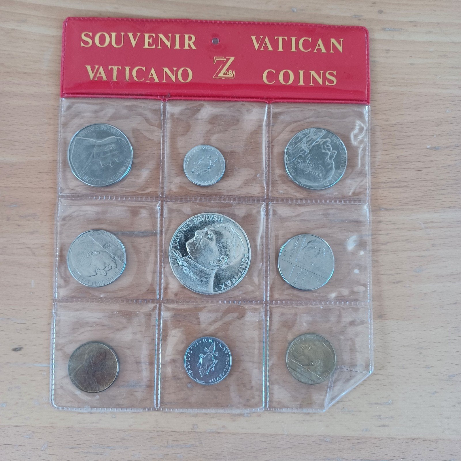 Souvenir Vaticaanstad Munten Set - Paus Johannes Paulus II, Ophalen of Verzenden, Italië, Setje