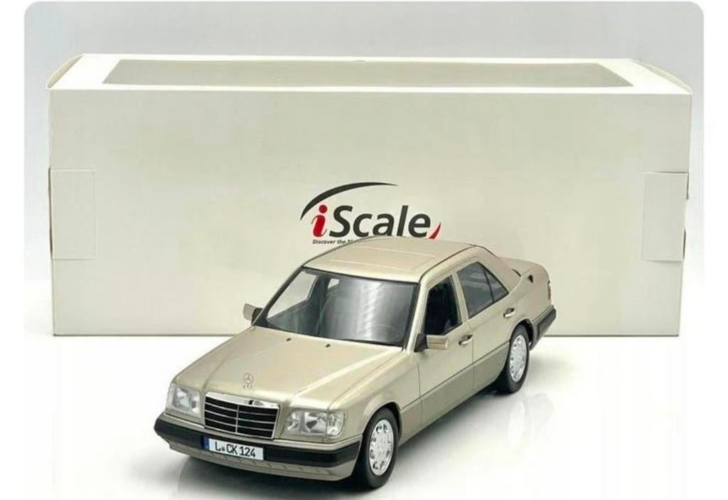 Iscale Mercedes Benz E klasse W124 1989 1:18, Hobby en Vrije tijd, Modelauto's | 1:18, Ophalen of Verzenden, Overige merken