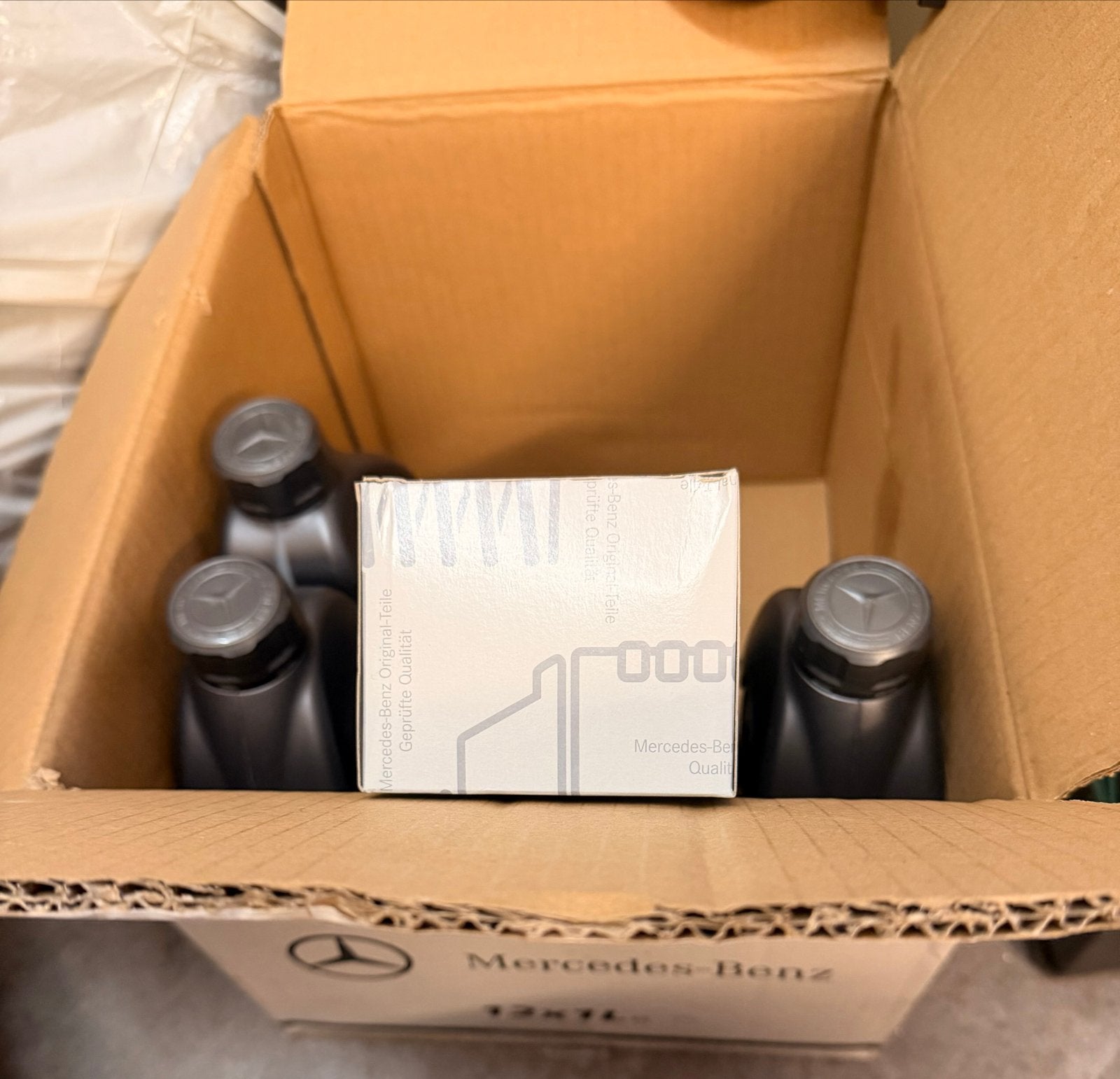 Mercedes-Benz Originele Motorolie SAE 0W-20 (5 liter) + filt, Ophalen of Verzenden, Nieuw, Mercedes-Benz