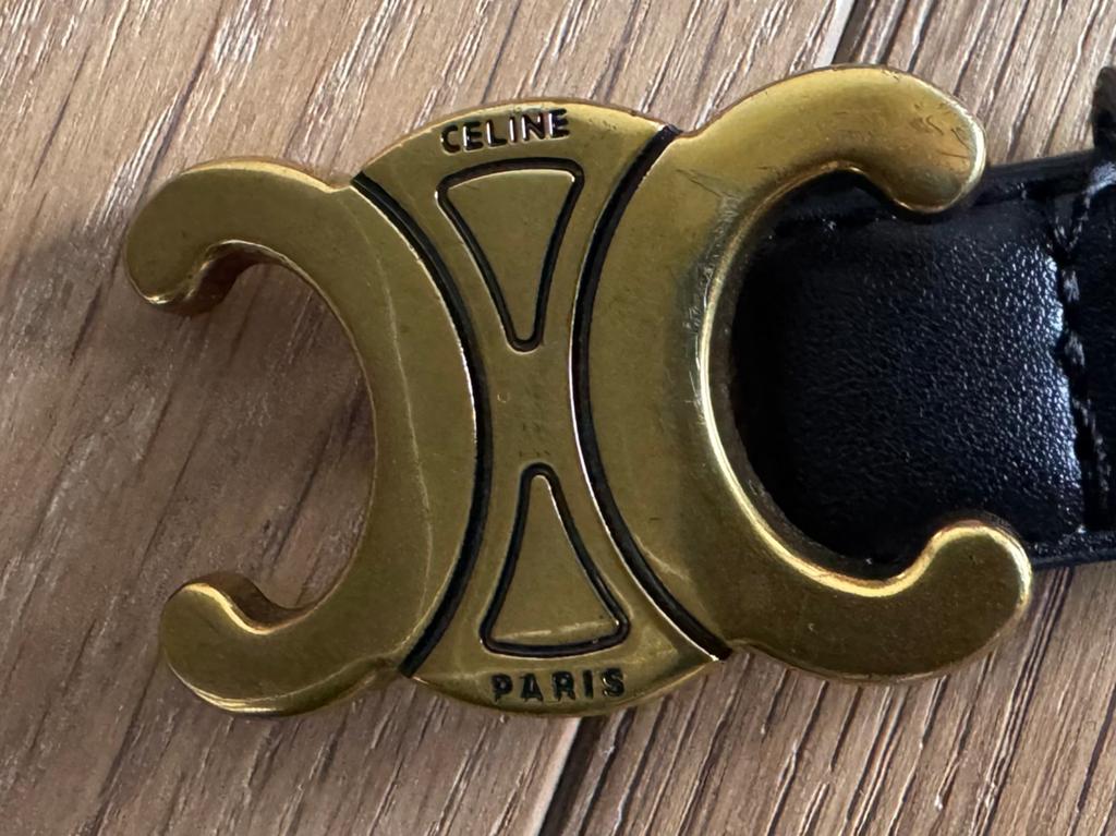 Triomphe belt van Celine, Kleding | Dames, Riemen en Ceinturen, Minder dan 3 cm, 80 tot 90 cm, Tailleriem, Ophalen of Verzenden