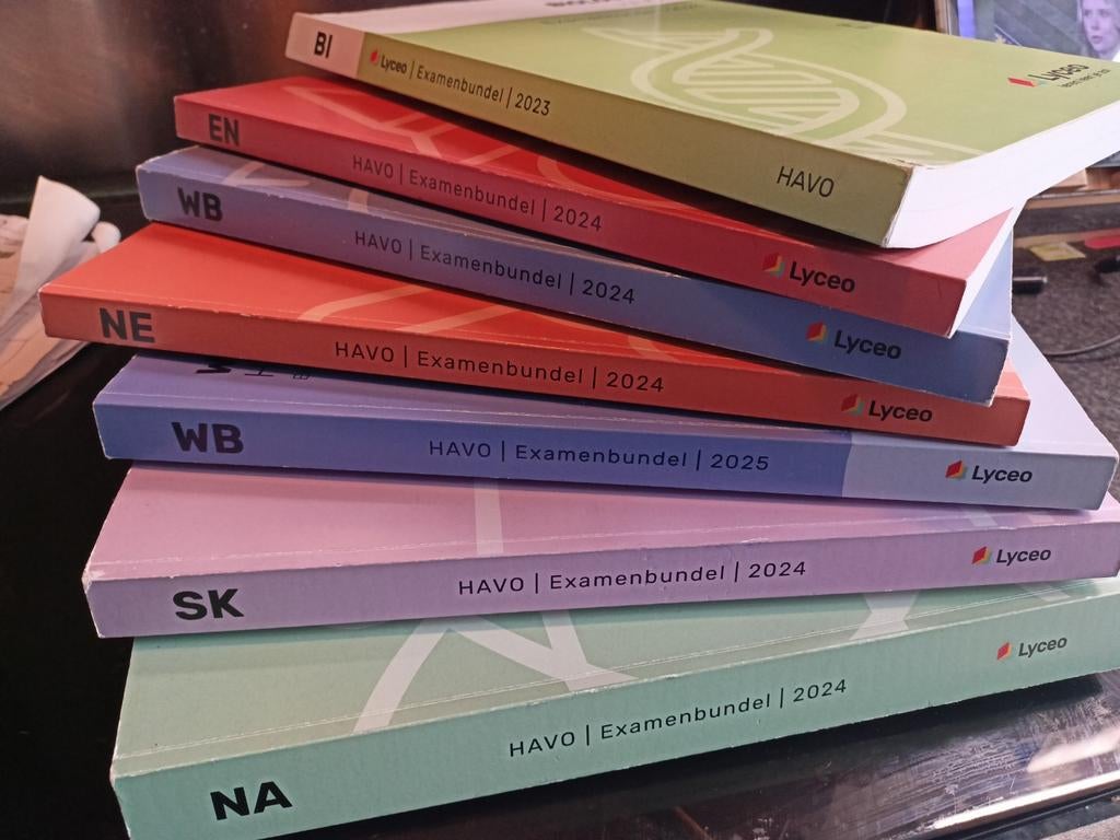 Diverse Lyceo Examenbundels Havo, Boeken, Ophalen, Beta, Zo goed als nieuw