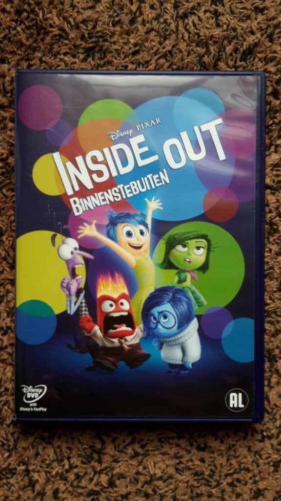 DVD Walt Disney Pixar Inside Out Binnenstebuiten Nederlands, Europees, Animatie, Alle leeftijden, Ophalen of Verzenden