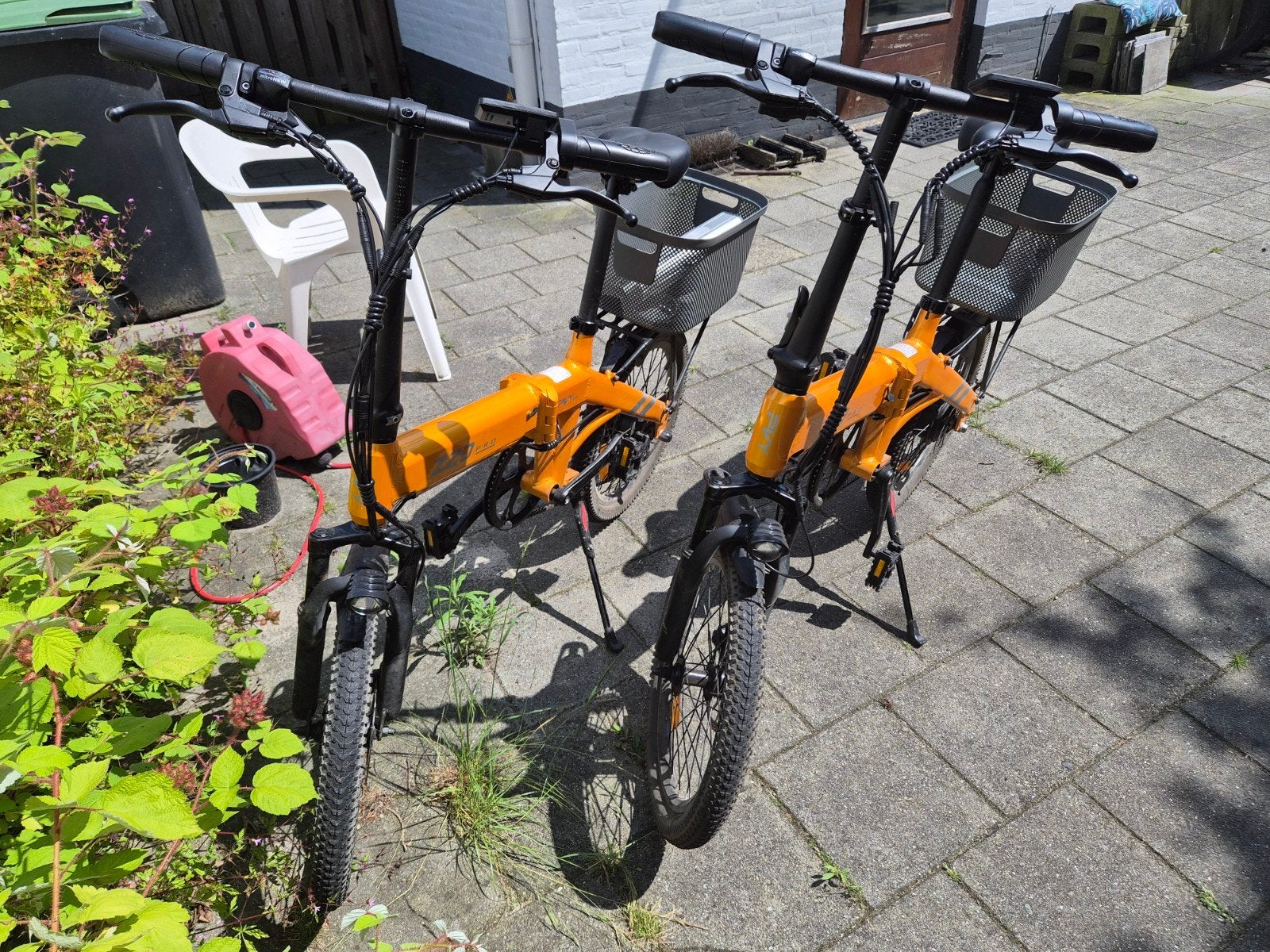 Twee PVY Z20 Pro opvouwbare elektrische fietsen., Fietsen en Brommers, Ophalen, Minder dan 10 versnellingen, Opvouwbaar, Zo goed als nieuw