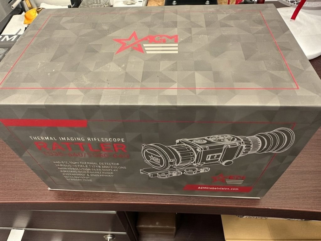 AGM Rattler TS50-640 warmtebeeldrichtkijker, Audio, Tv en Foto, Optische apparatuur | Verrekijkers, Verzenden, 12 tot 20x, Overige typen