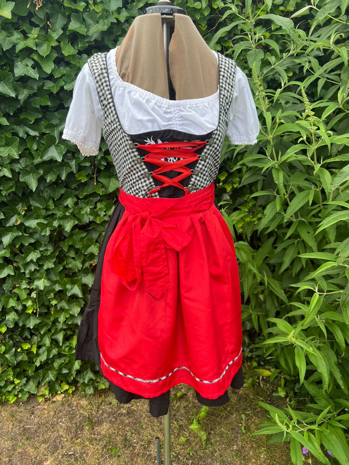 Dirndl 3-delig maat 36 zgan Oscar Trachten, Ophalen of Verzenden, Zo goed als nieuw, Maat 36 (S), Overige thema's