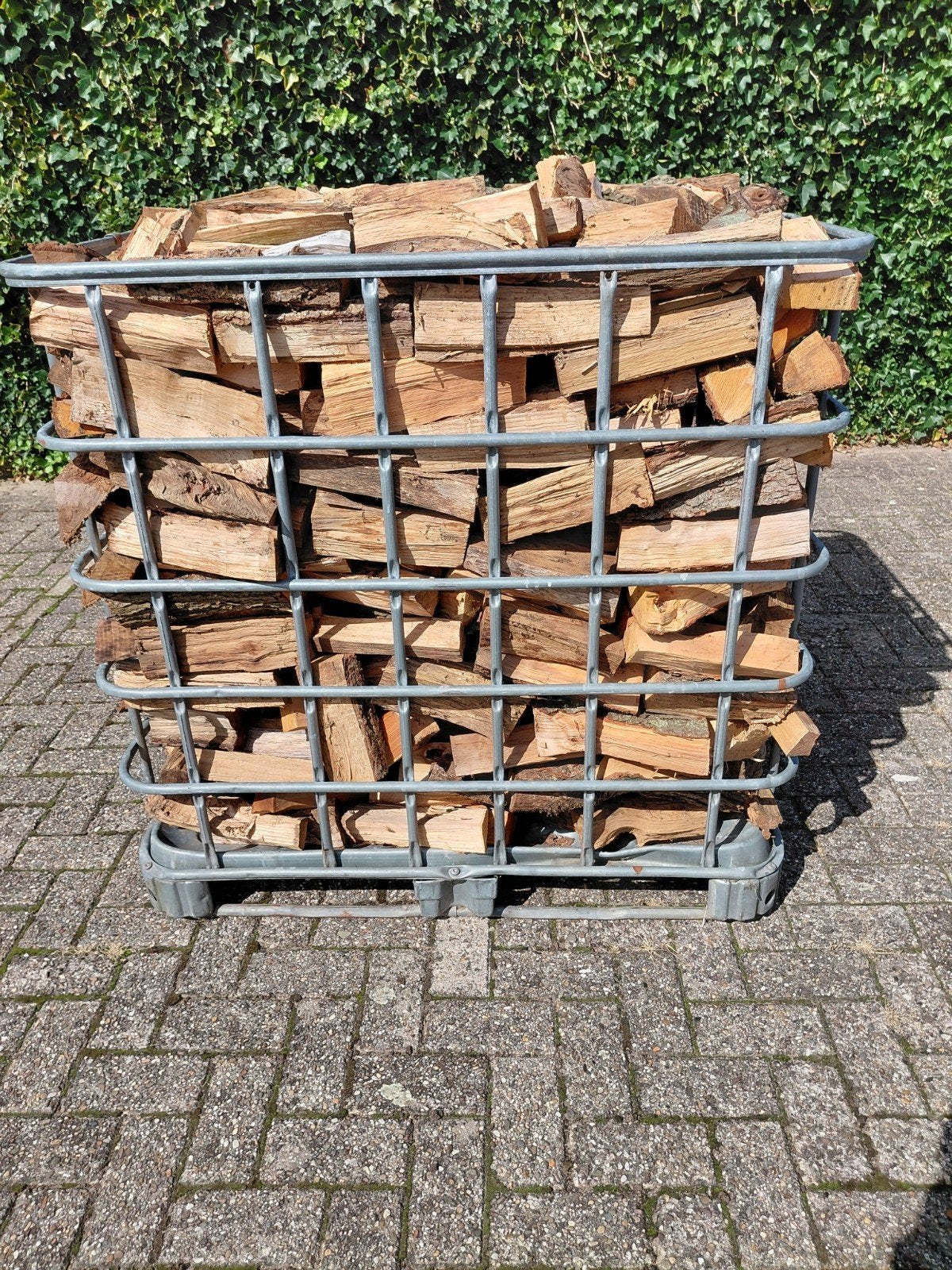 1,2 m3 eiken/elzen DROOG gemengd haardhout, Tuin en Terras, Haardhout, Ophalen of Verzenden