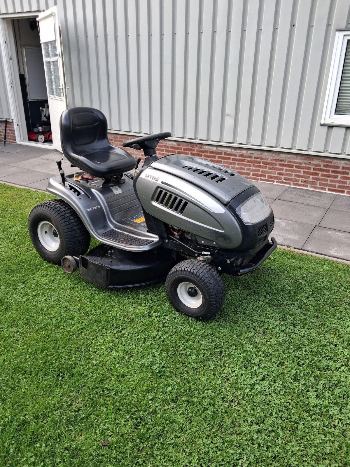MTD 24/107H 24pk 2 Cilinder Kawasaki Hydro, Nw mulch messen!, Tuin en Terras, Gebruikt, Elektrische starter, Mtd Silverline, MTD