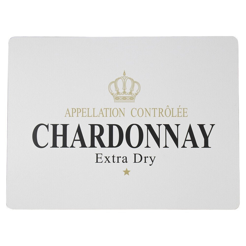 Mars & More Placemats wijn Chardonnay wit 30x40cm 4st Nieuw, Kurk, Placemat, Nieuw, Ophalen of Verzenden