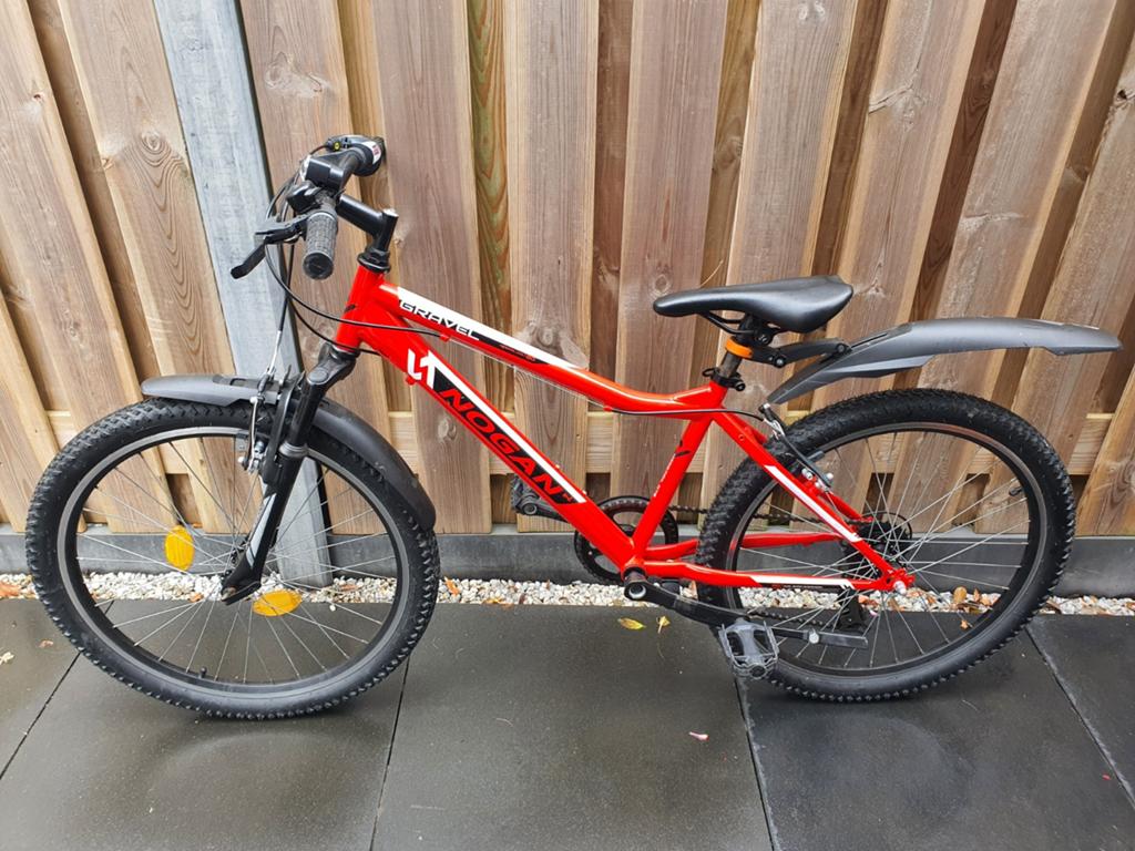 Nogan Gravel 24 inch Jongens Mountainbike 6 versnellingen, Fietsen en Brommers, Fietsen | Jongens, Ophalen, 24 inch, Versnellingen