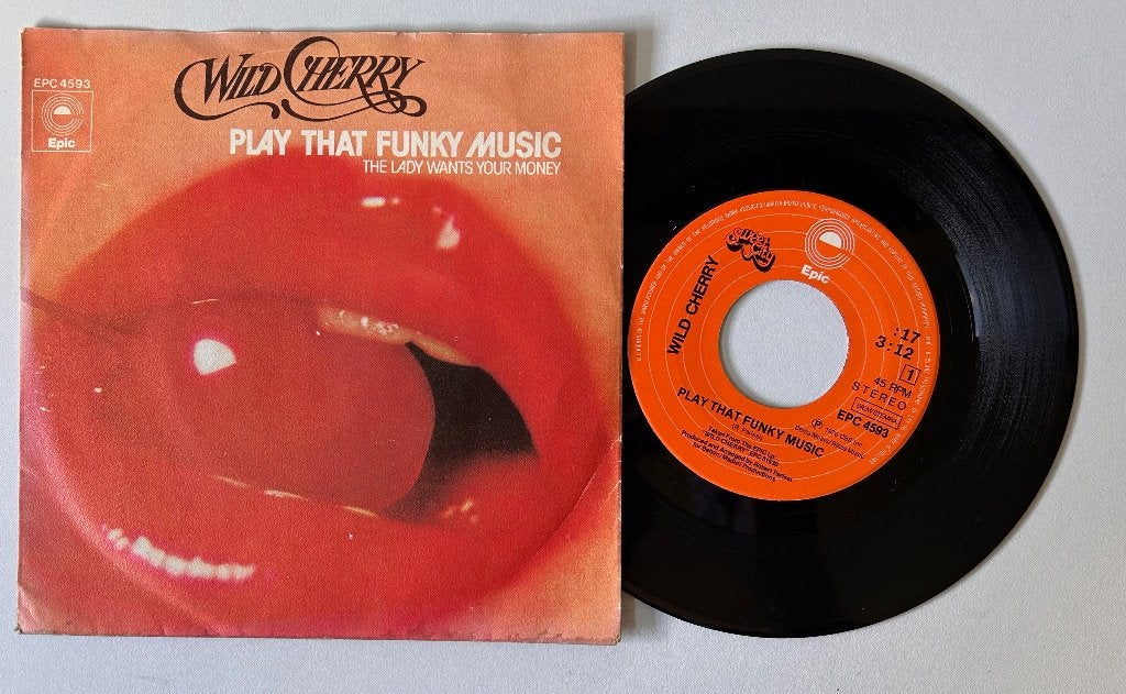 7# WILD CHERRY - Play that funky music (EX/EX), Cd's en Dvd's, Ophalen of Verzenden, Zo goed als nieuw, 7 inch, R&B en Soul