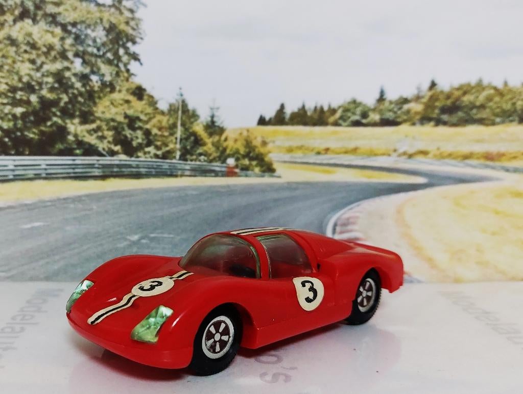 1:36 Porsche 906 Carrera 6 #3 1966 Nestlé Promotional *RARE*, Ophalen of Verzenden, Gebruikt, Auto