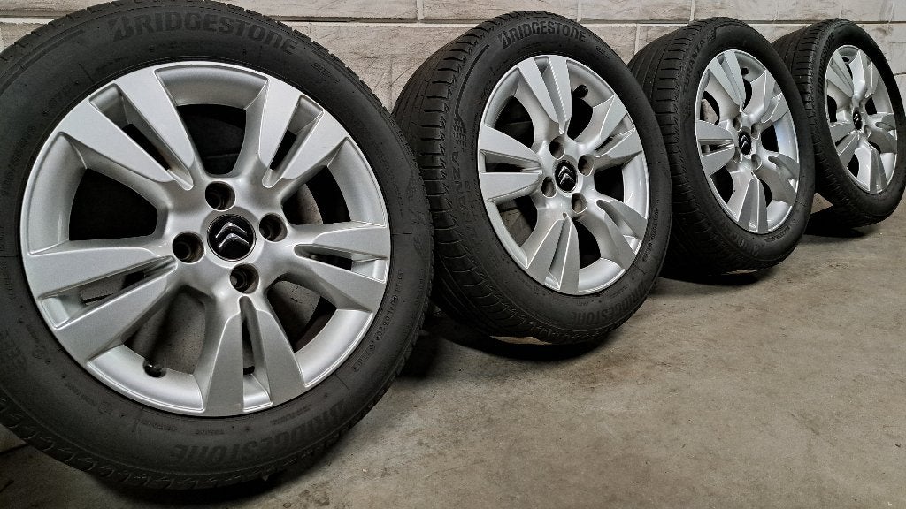 Lichtmetalen velgen DS3 C3 Picasso Corsa F 208 207 195/55/16, Gebruikt, 16 inch, Banden en Velgen, Ophalen of Verzenden
