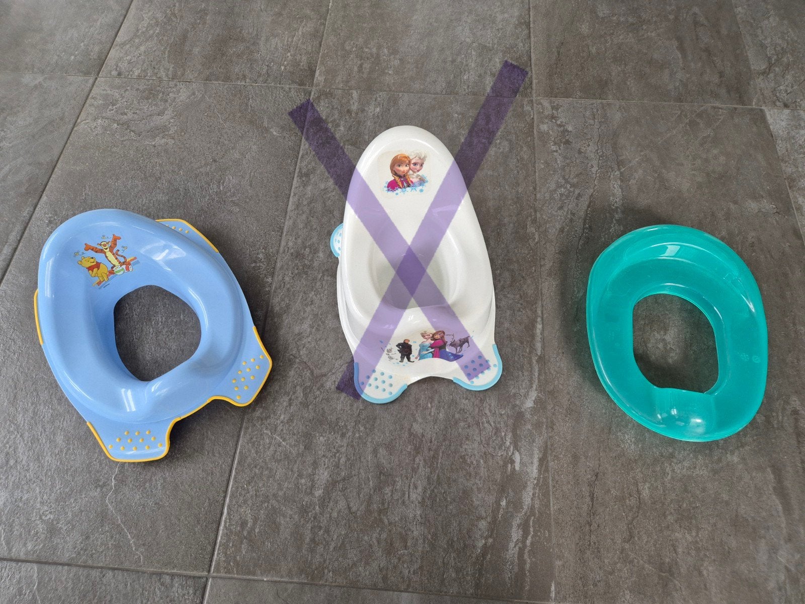 Toiletbrilverkleiners, Ophalen, Gebruikt