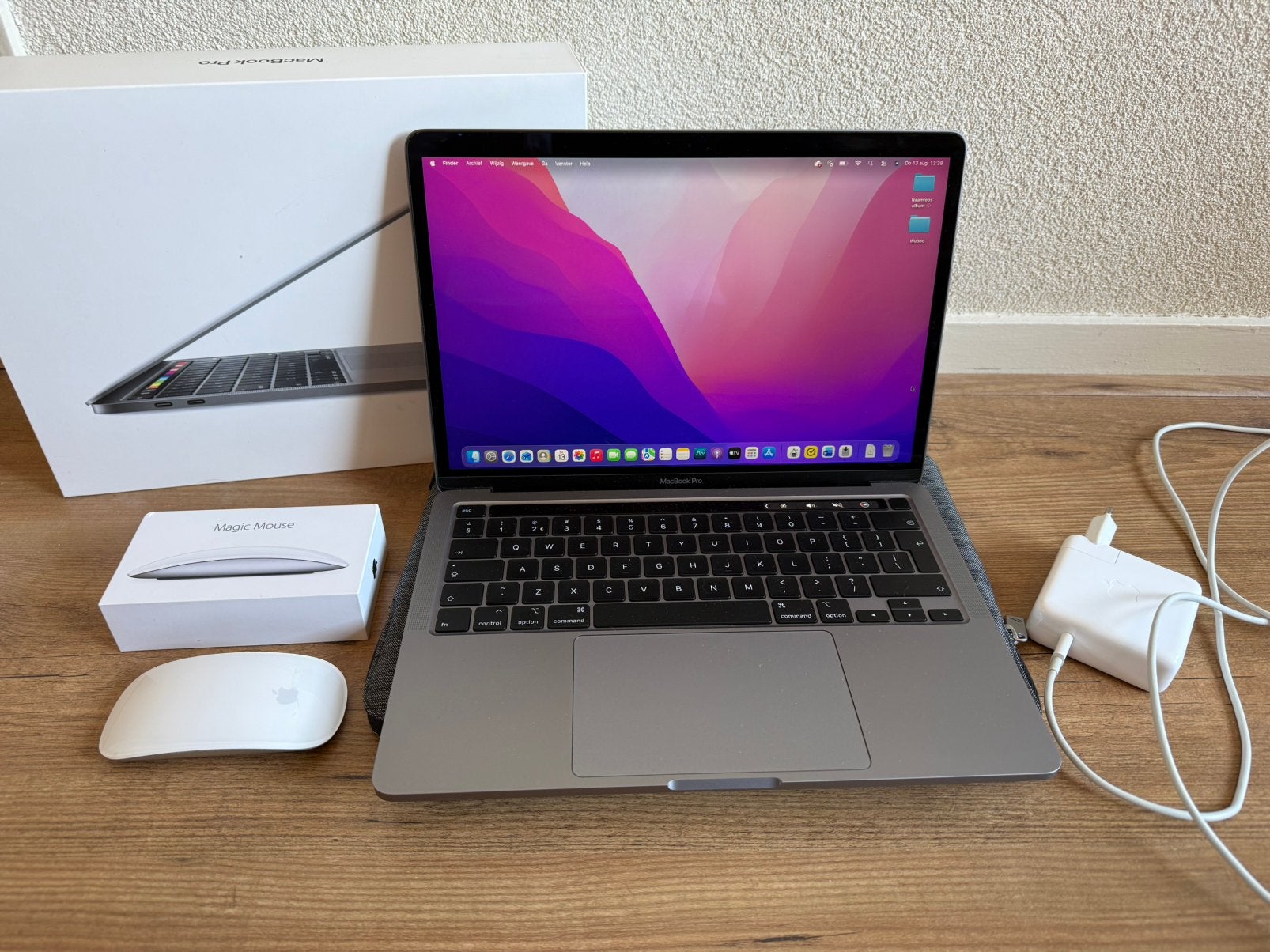 Apple MacBook Pro model A2251, MacBook Pro, 2 tot 3 Ghz, Qwerty, 13 inch