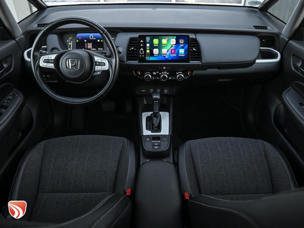 Honda Jazz 1.5 e:HEV Elegance 109pk | CarPlay | Stoel-/Stuur, LED verlichting, 28 km/l, Euro 6, Leder en Stof