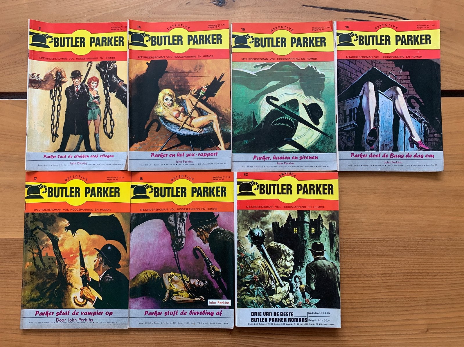 Butler Parker Magazines Jaren 70 (7 Stuks), Ophalen of Verzenden, 1960 tot 1980, Nederland, Tijdschrift