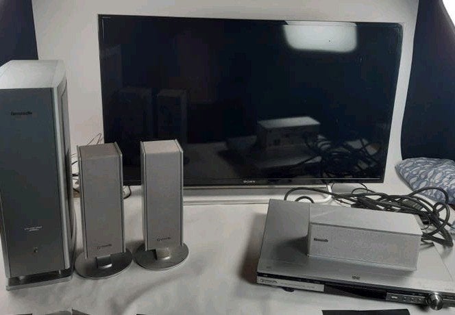 Sony tv 42 inch en Panasonic home cinema set, Gebruikt, Panasonic, Ophalen of Verzenden, 5.1-systeem