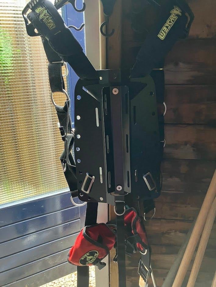 Mooie (Aluminium), Wing, backplate, STA en Luxe harnas, Watersport en Boten, Duiken, Ophalen of Verzenden, Zo goed als nieuw, Trimvest of Wing