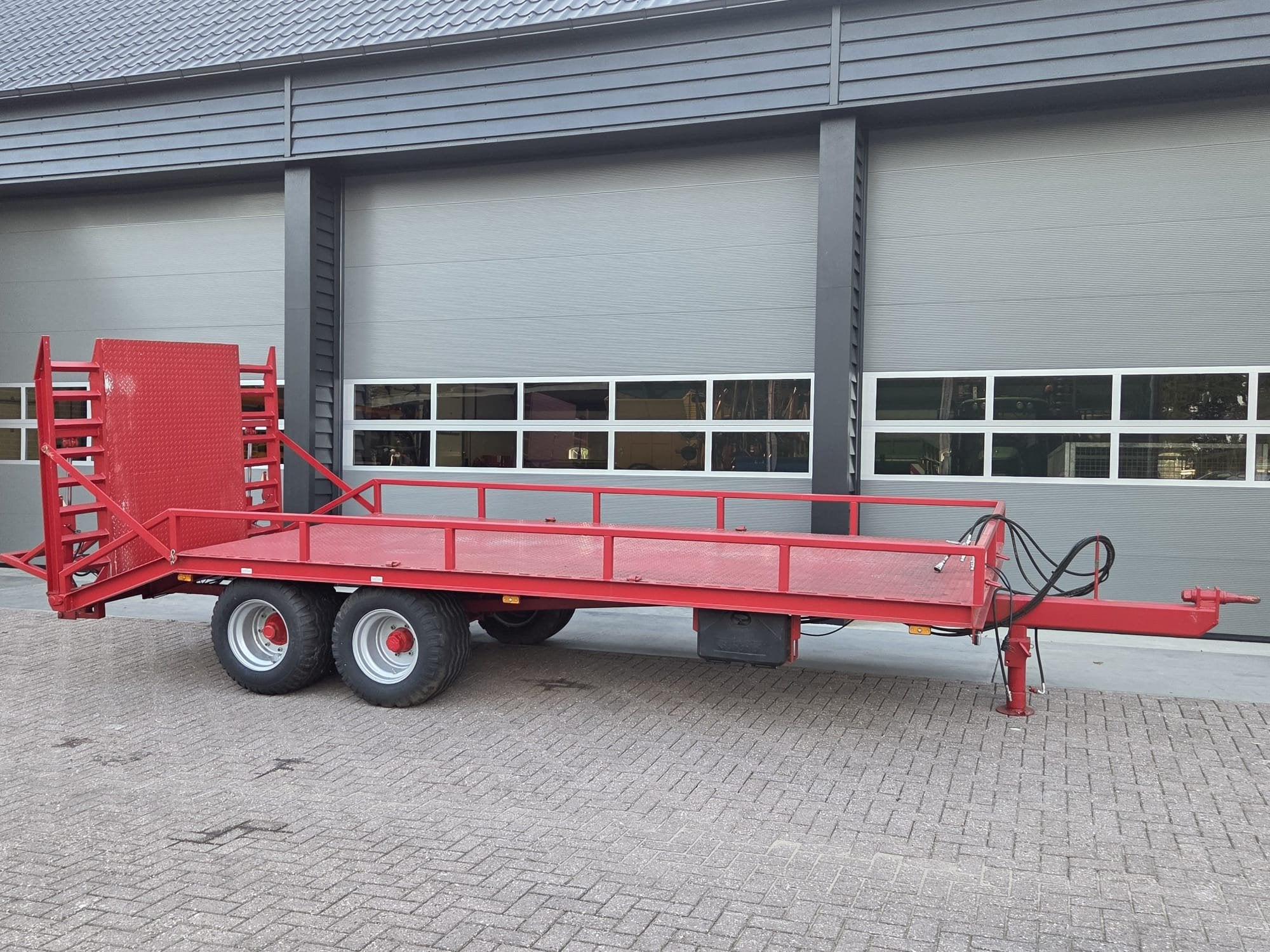 Tamminga machines DL8T Oprijwagen dieplader bakkenwagen 8 to, Zakelijke goederen, Agrarisch | Werktuigen, Overige, Overige typen