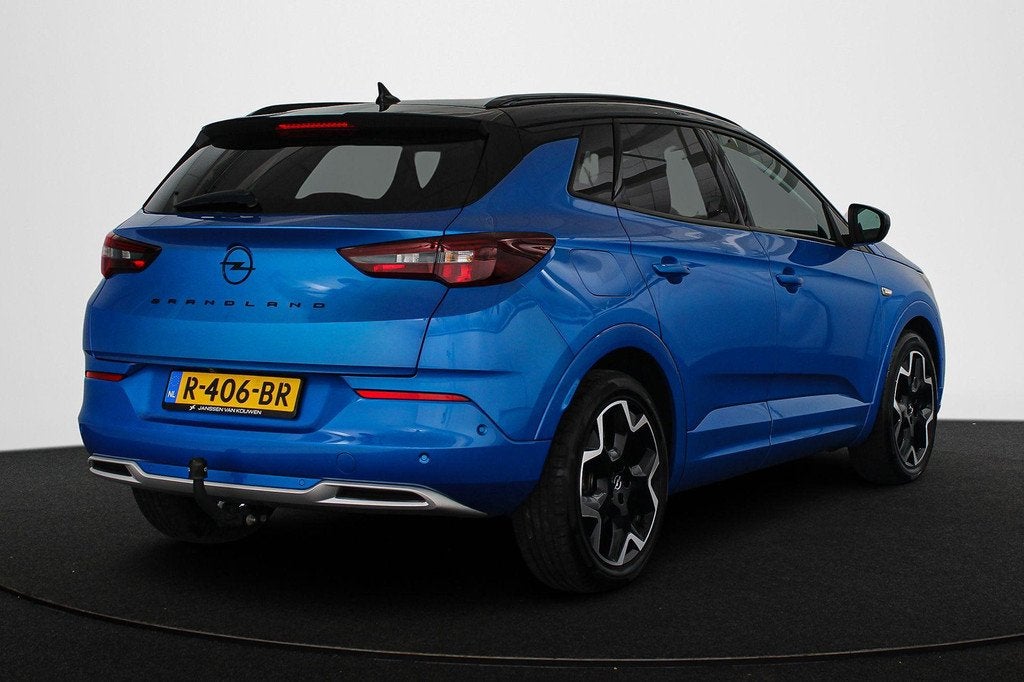 Opel Grandland 1.6 Turbo Plug-In Hybrid Ultimate Leder Keyle, 4 cilinders, Blauw, Bedrijf, SUV of Terreinwagen