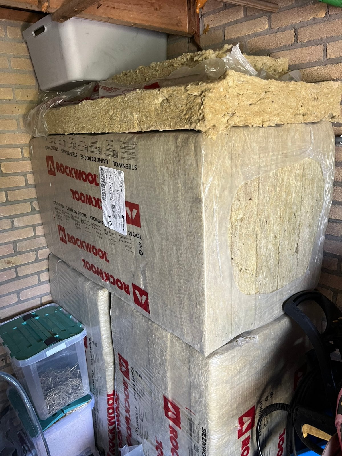 ROCKWOOL RockSono Base 100mm – 3 pakken + losse plaat, Ophalen, Nieuw, Steenwol, 15 m² of meer