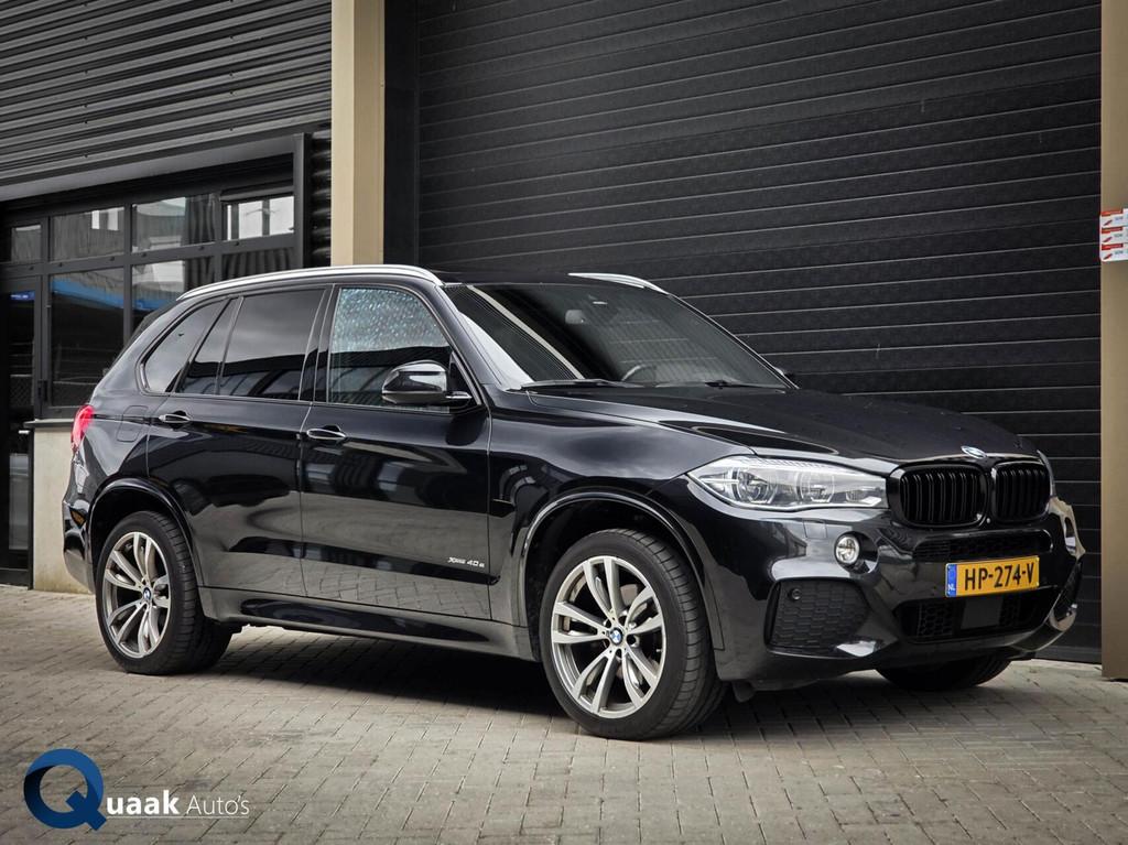 BMW X5 xDrive40e M-Sport | PANO | COMFORTZETELS | TREKHAAK |, Gebruikt, 4 cilinders, Zwart, Bedrijf