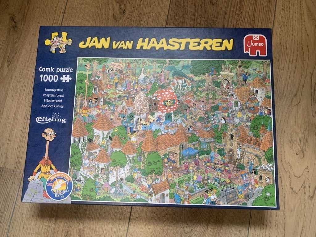 puzzel de efteling, Ophalen of Verzenden, 500 t/m 1500 stukjes, Zo goed als nieuw, Legpuzzel