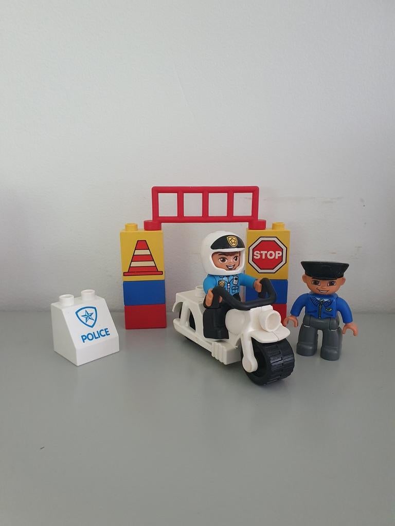 Duplo motoragent politie motor, Ophalen of Verzenden, Gebruikt