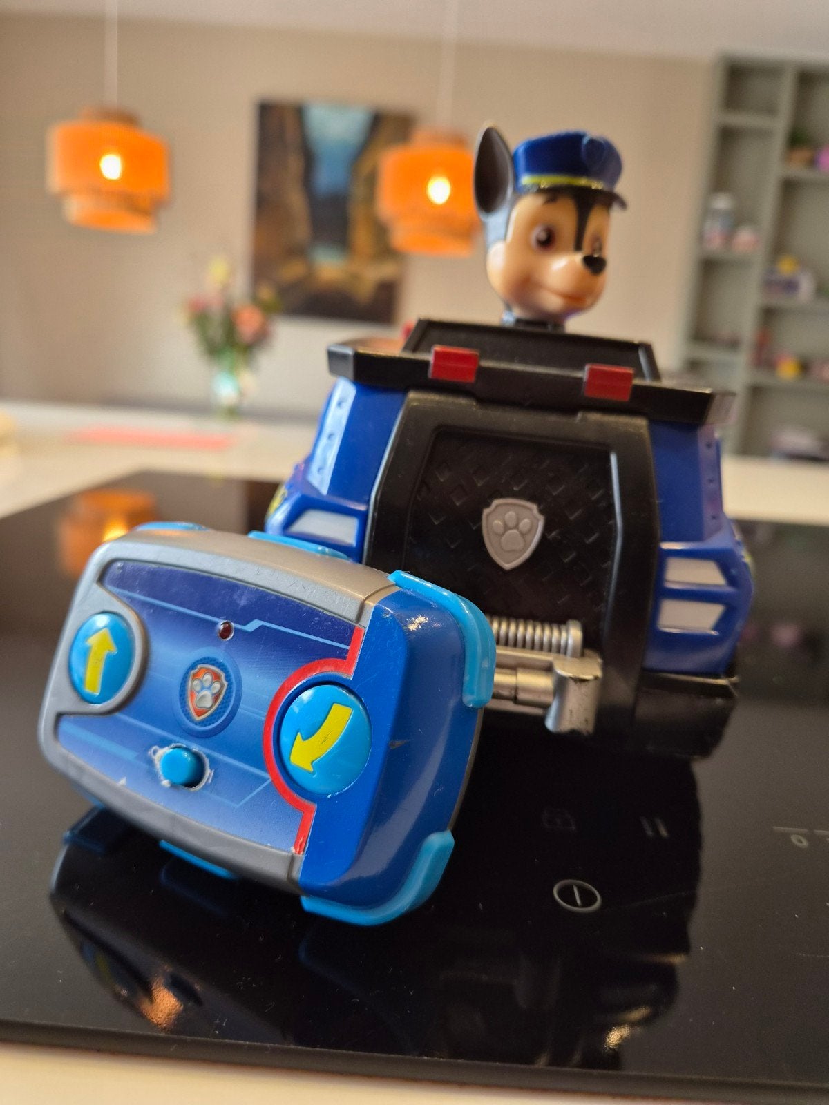 Paw Patrol Chase Politieauto met Afstandsbediening, Ophalen of Verzenden, Gebruikt, Afstandsbediening