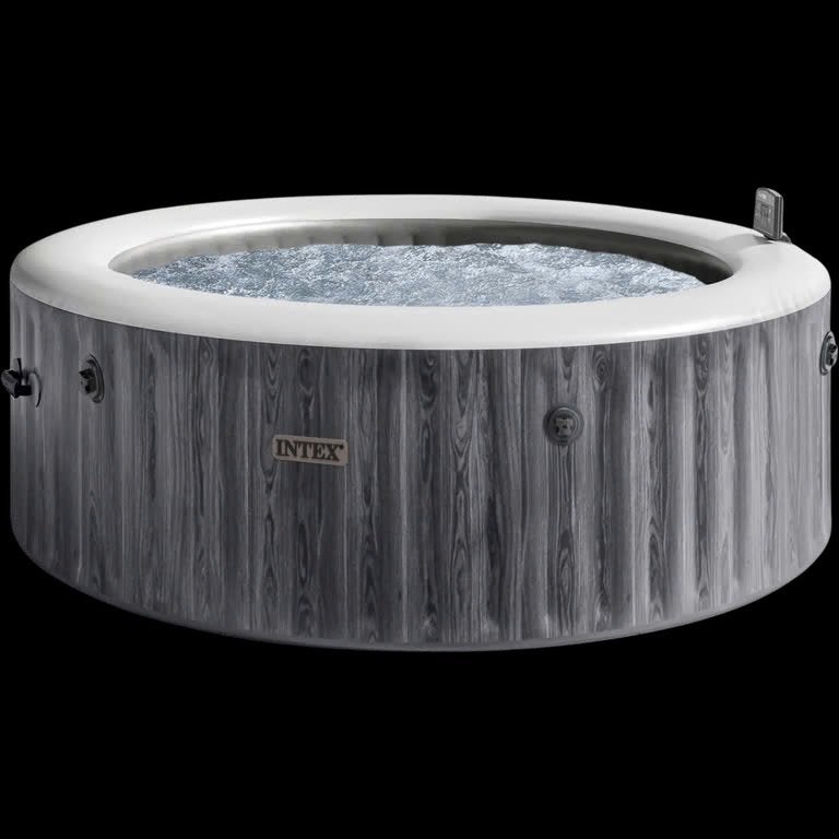 Intex Opblaasbare Jacuzzi - Luxe Houtnerf Design, Tuin en Terras, Ophalen, Nieuw, Filter, Opblaasbaar