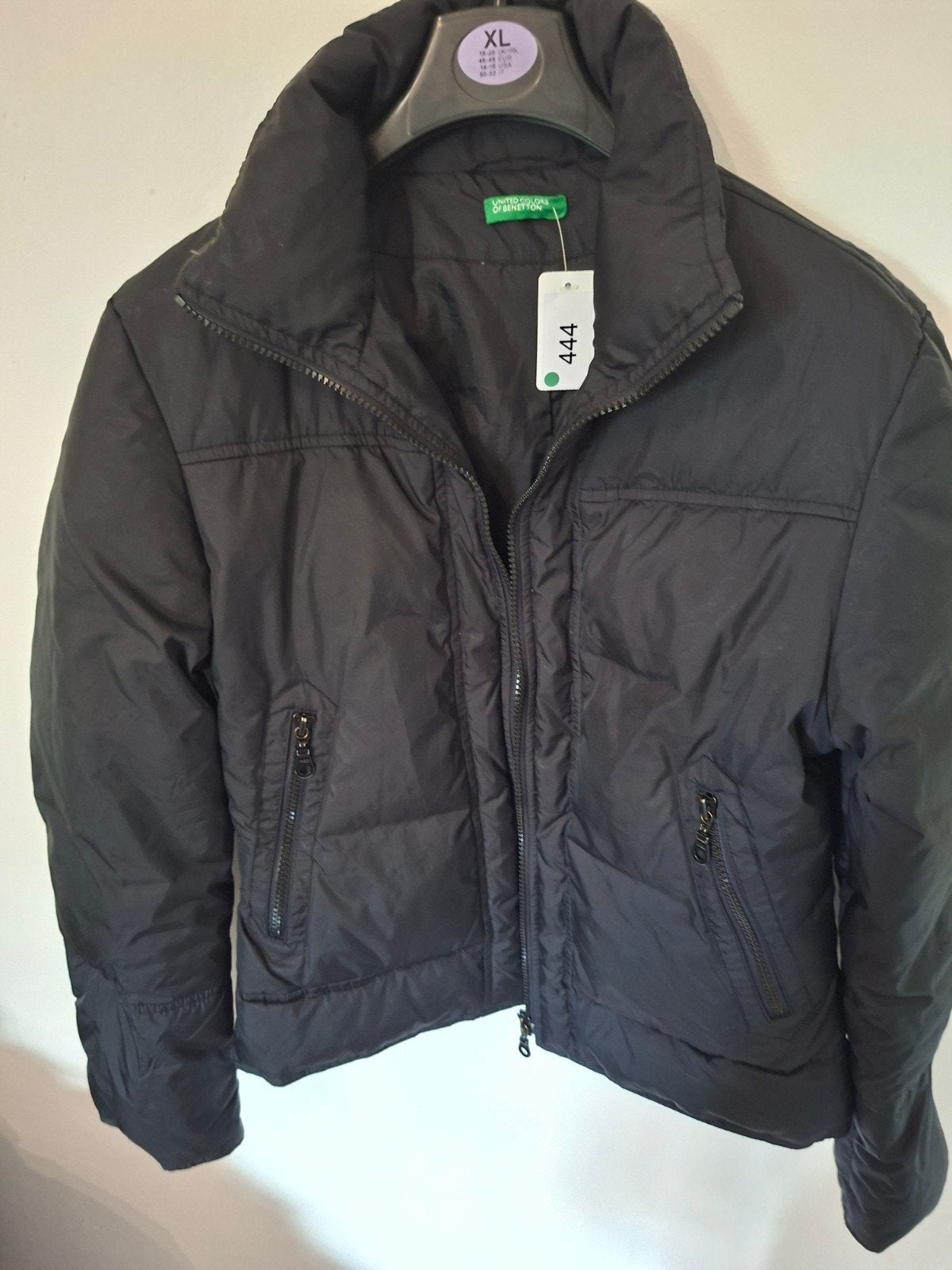 United Colors of Benetton winterjas maat S, Kleding | Dames, Jassen | Winter, Zwart, Nieuw, Ophalen of Verzenden, United Colors of Benetton