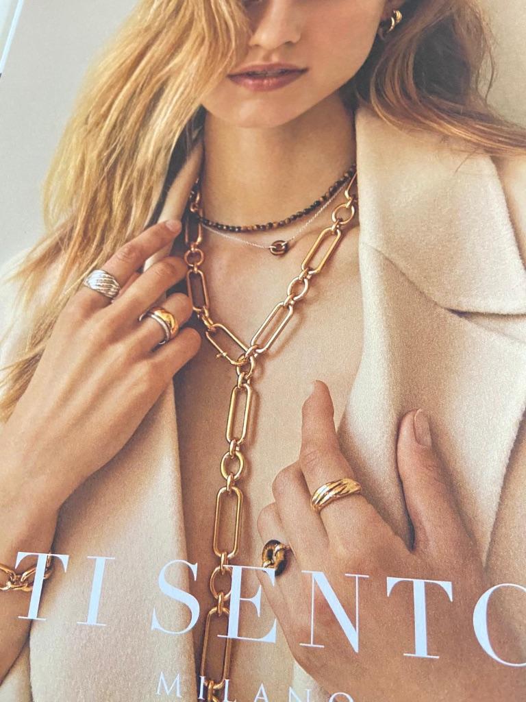 Gezocht!! deze ketting van tisento, Sieraden, Tassen en Uiterlijk, Armbanden, Ophalen of Verzenden, Nieuw, Goud, Zilver