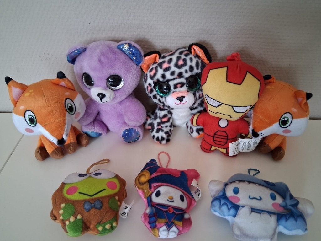 Grote partij knuffels (18 stuks), Kinderen en Baby's, Speelgoed | Knuffels en Pluche, Overige merken, Overige karakters, Overige typen