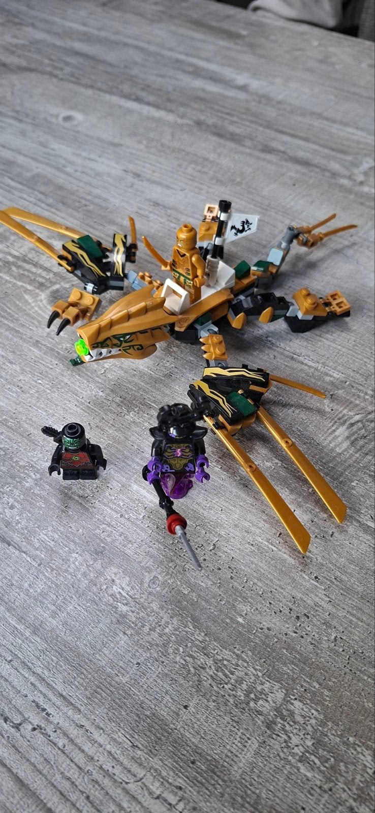 Lego Ninjago Gouden Draak 70666, Lego, Ophalen of Verzenden, Zo goed als nieuw, Compleet