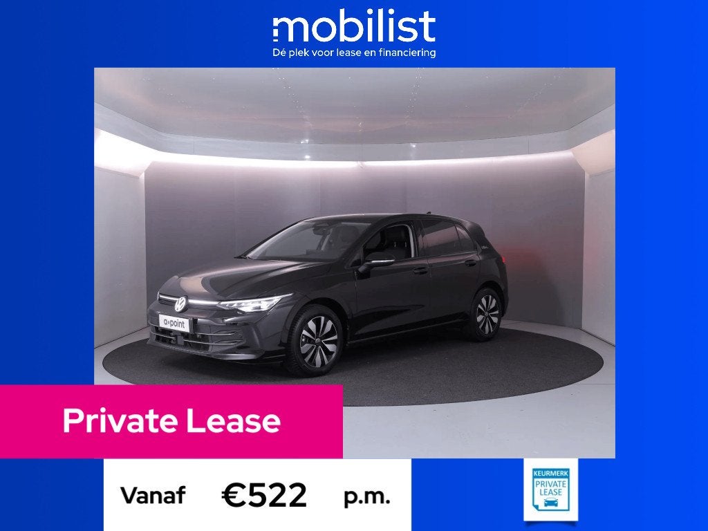 Volkswagen Golf 1.5 TSI Life GOAL (bj 2025), 4 cilinders, Zwart, Bedrijf, 19 km/l