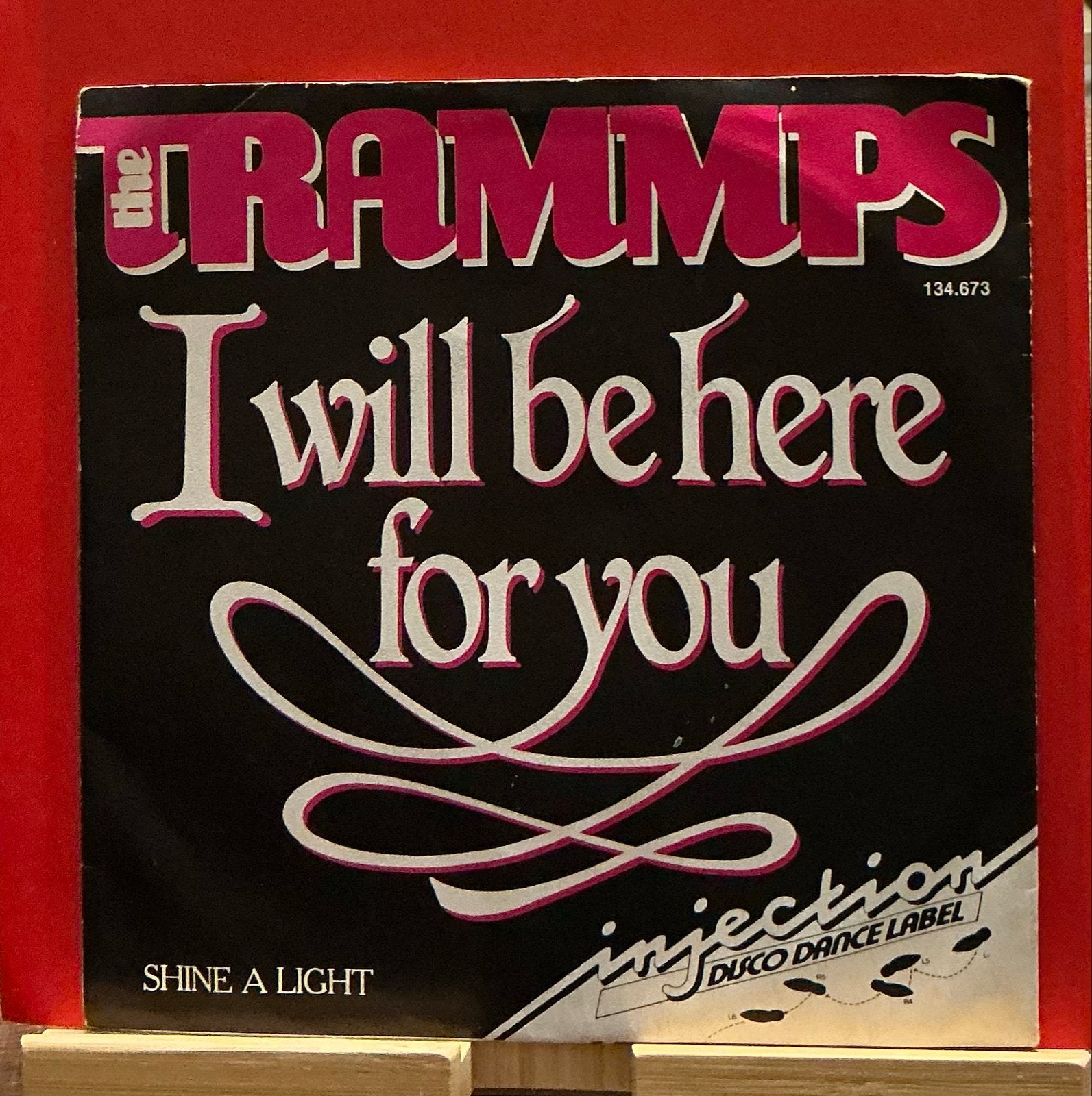 The Trammps - I Will Be Here For You / Shine A Light (7 inch, Fotohoes, 7 inch, Ophalen of Verzenden, Zo goed als nieuw