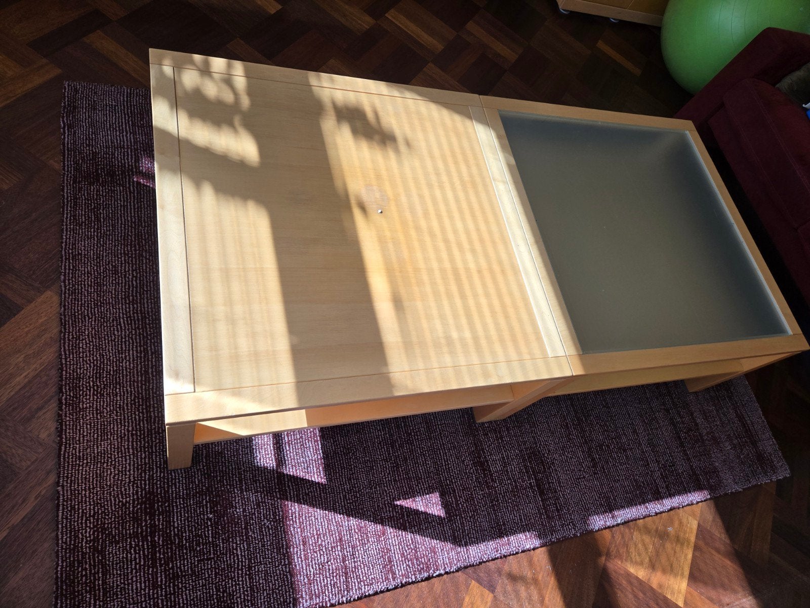 Hulsta Xelo salontafels 2 stuks, Ophalen, Gebruikt, 50 tot 100 cm, Vierkant