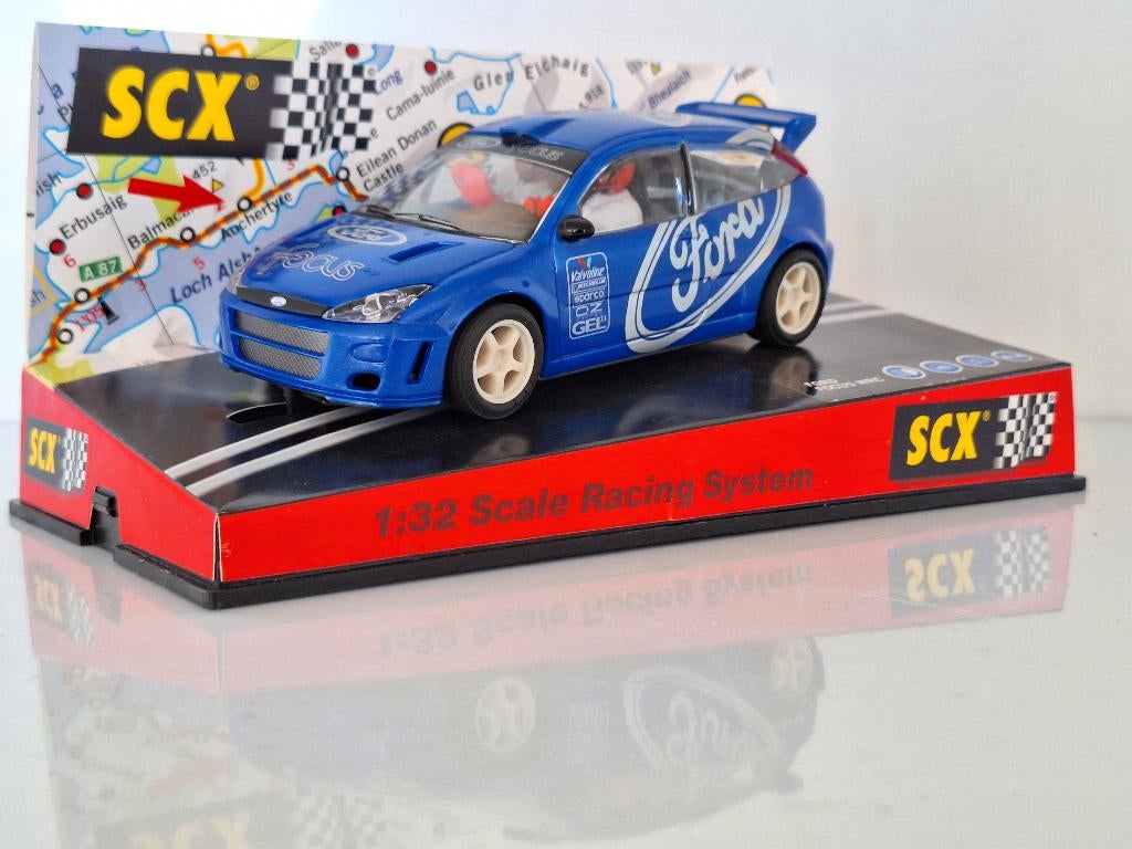 Scx Ford Focus WRC Valvoline Ref Nr 60270, Overige merken, Racebaan, Scx, Nieuw