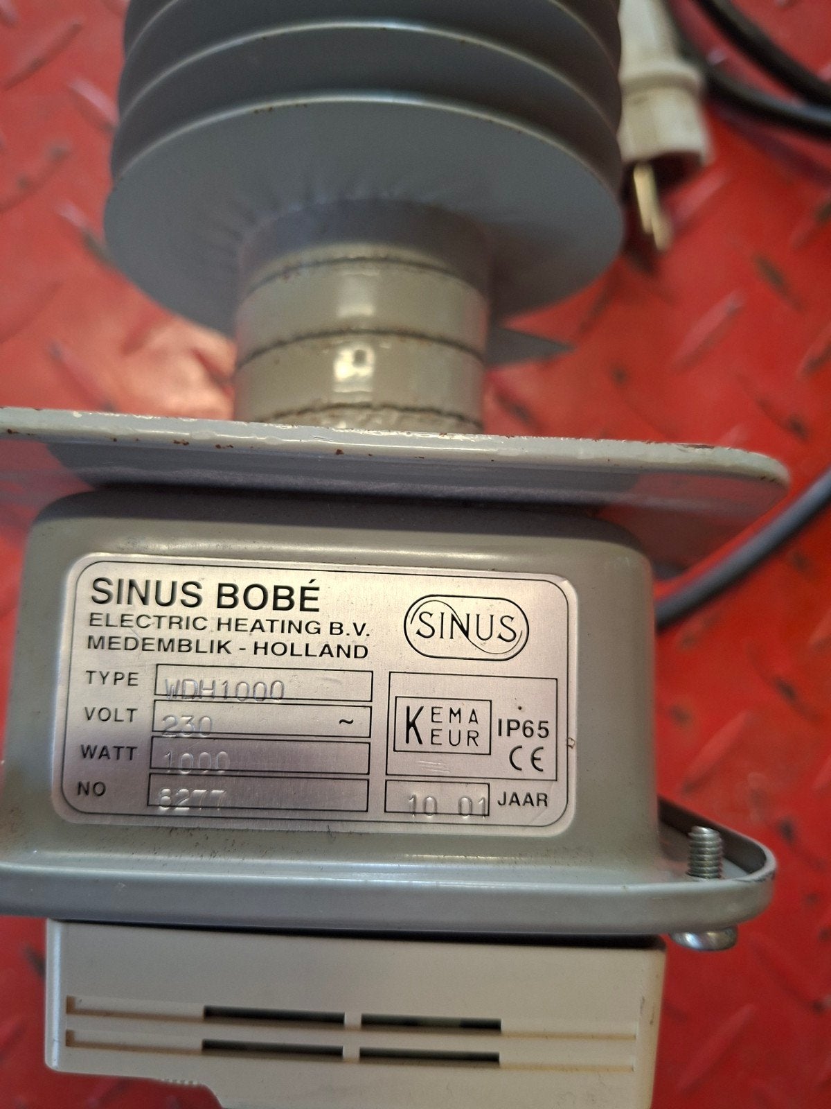 Sinus Bobé WDH1000 Elektrische Verwarming 1000W, Doe-het-zelf en Verbouw, Ophalen of Verzenden