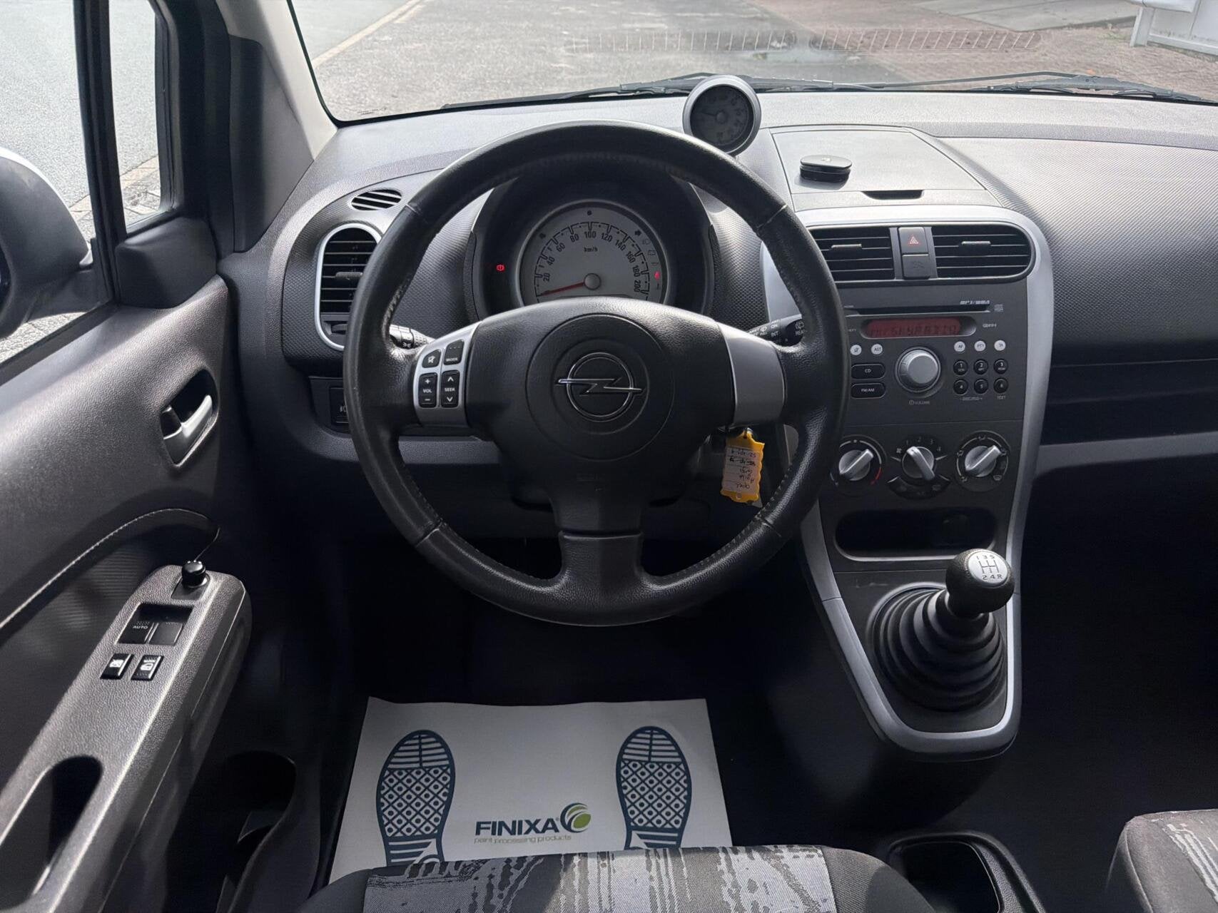 Opel Agila 1.0 Selection - HOGE INSTAP/AIRCO/ELEK.PAKKET/NAP, Auto's, Euro 5, Gebruikt, 31 €/maand, ABS