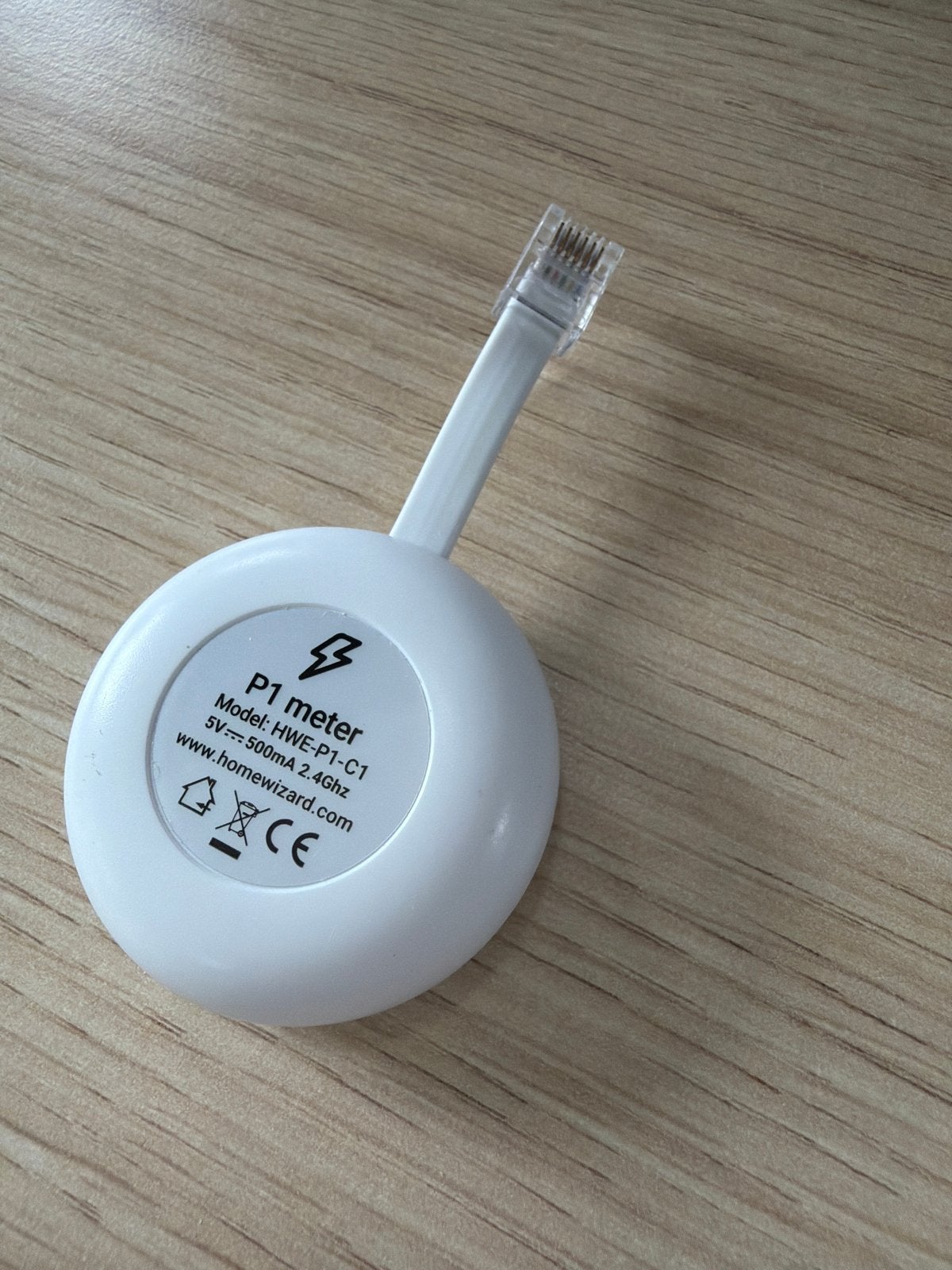 Homewizard P1 meter HWE-P1-C1 voor slimme meter, Ophalen of Verzenden, Zo goed als nieuw