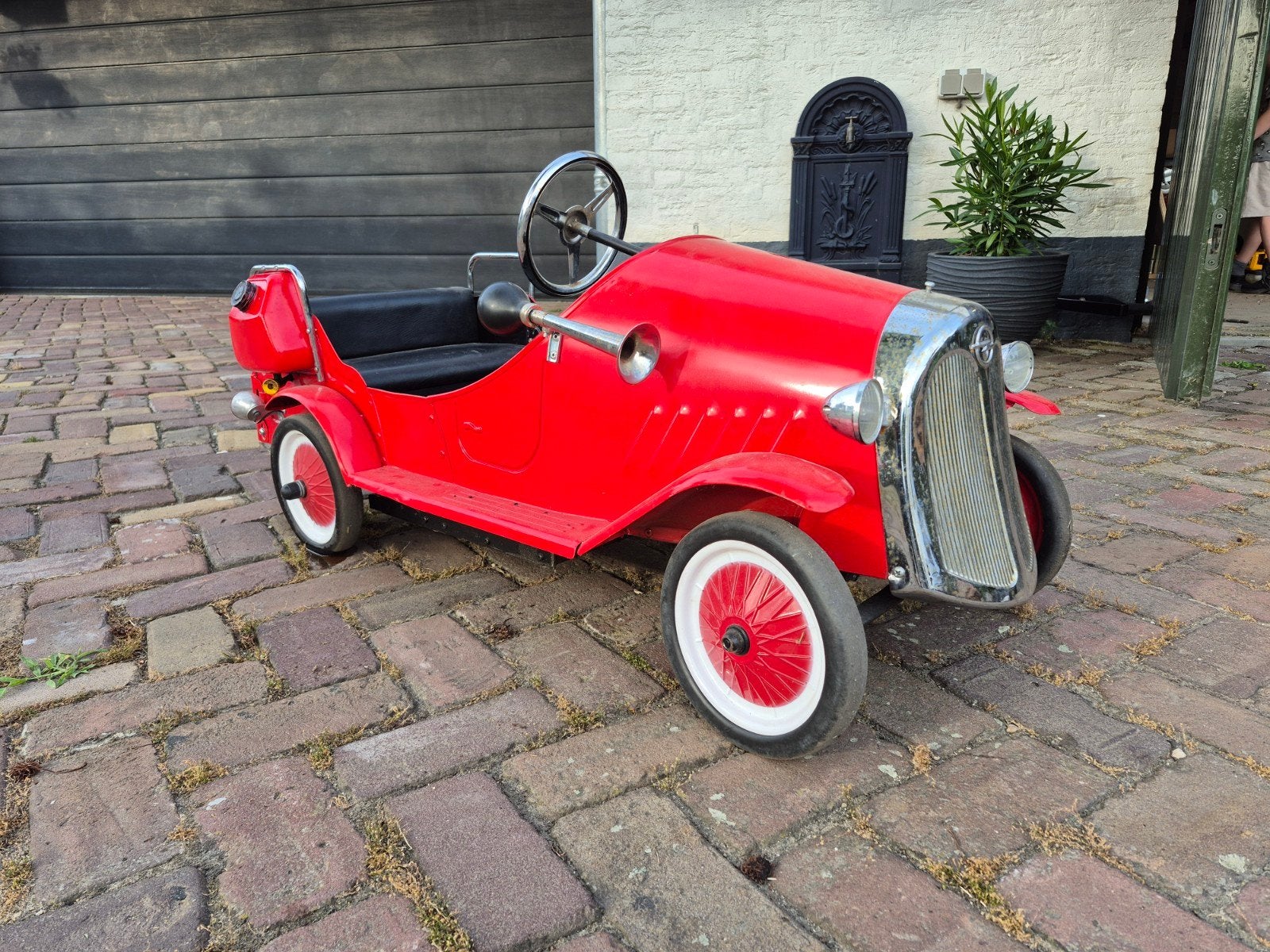 Kinderauto met Sachs benzinemotor en werkende verlichting, Ophalen, Gebruikt
