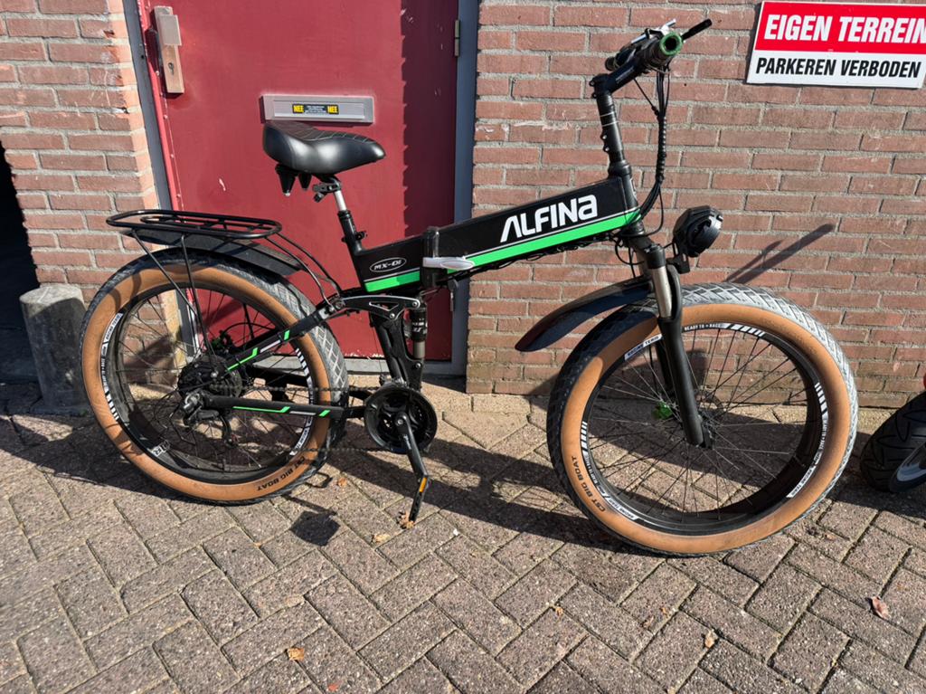 Alfina fatbike met kleine storing, 20 inch of meer, Gebruikt, Heren, .