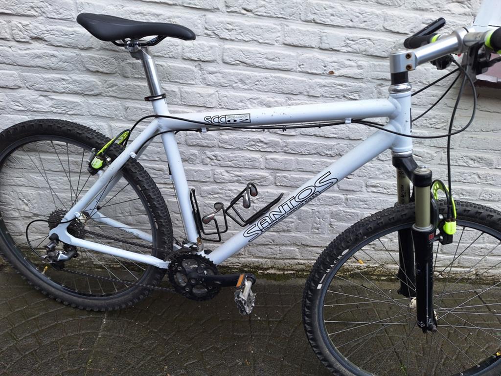 Santos SCC02 mountainbike, Gebruikt, Hardtail, Velgrem, Ophalen