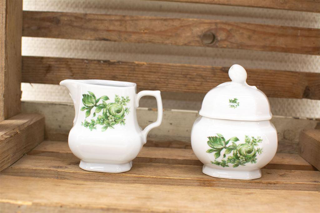 Seltmann Weiden bavaria Suiker en Melkkannetje 39118, Gebruikt, Ophalen of Verzenden, Bord(en), Wedgwood