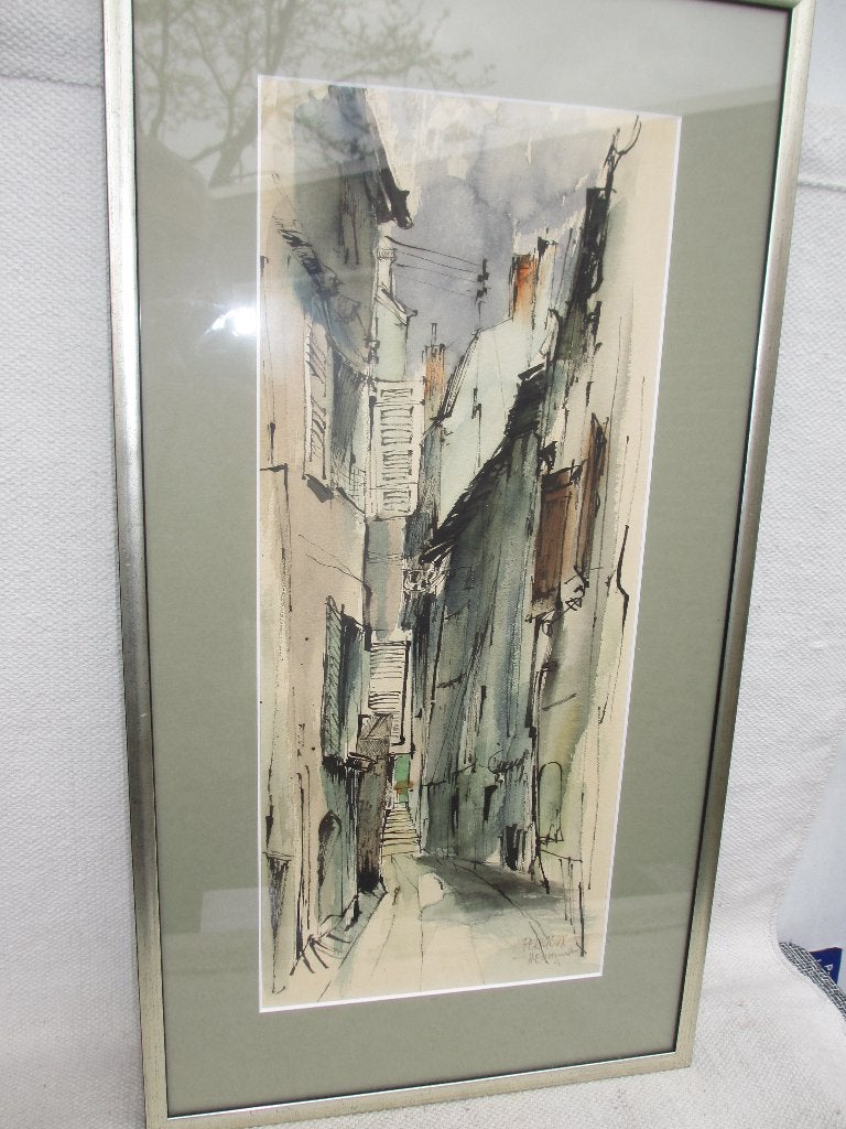 Henny Euverman aquarel 1918-1994