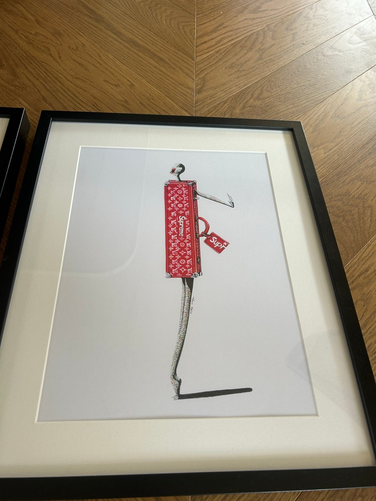 Floris Felix Print: Supreme/Louis Vuitton Kunst, Ophalen