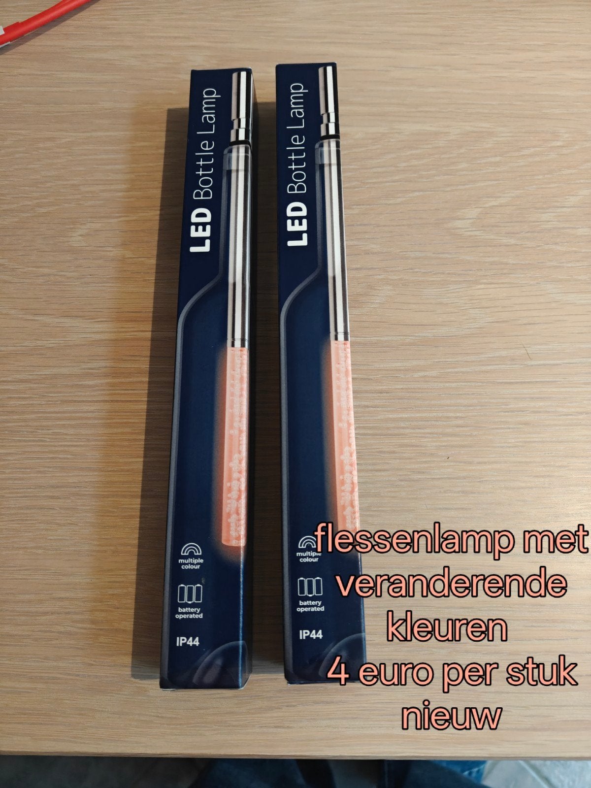 LED Flessenlamp met Veranderende Kleuren - Nieuw, Ophalen of Verzenden, Nieuw